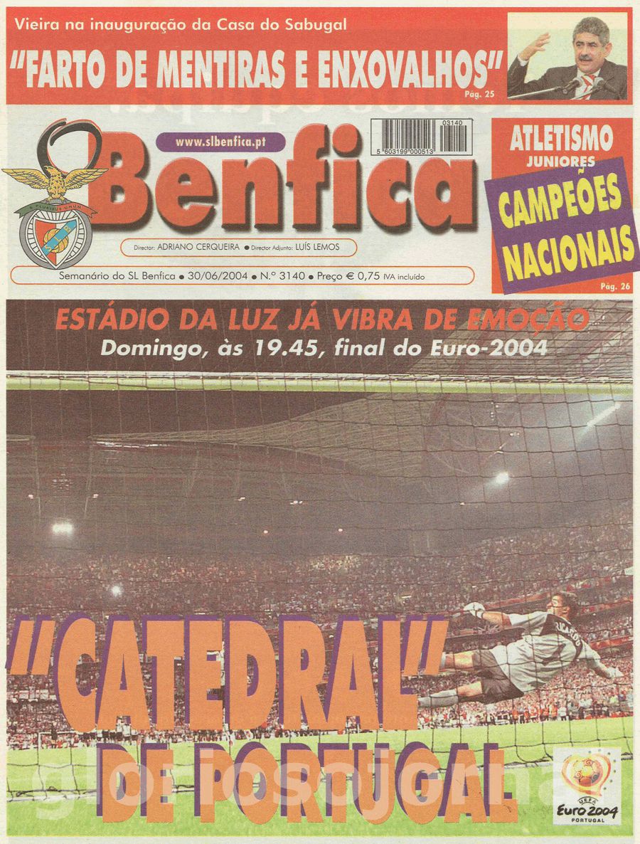 jornal o benfica 3140 2004-06-30